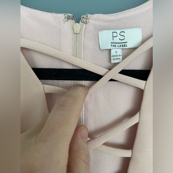 PS the Label Pink bodycon mini dress - Picture 2 of 8